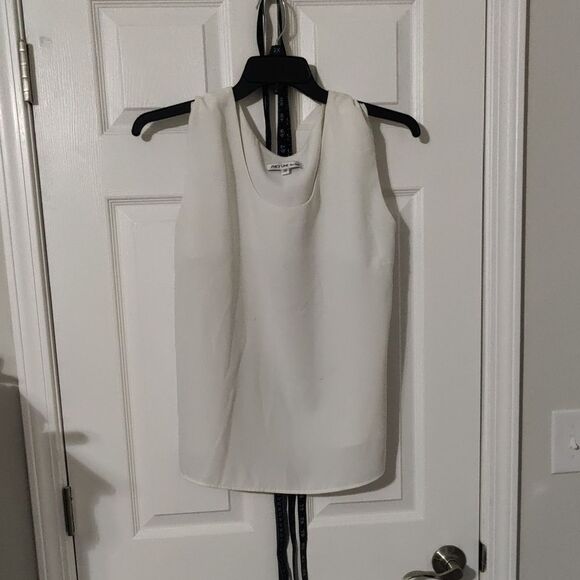 White Sleeveless Top - Picture 2 of 10